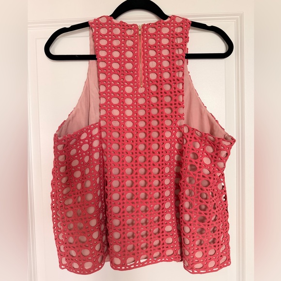CROSBY By Mollie Burch Pink Layered Tank Top - Picture 4 of 7